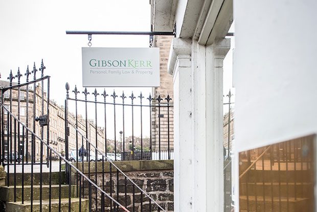 Gibson Kerr sign outside office